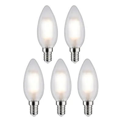 Filament 230V LED svíčka E14 5x4,8W 2700K mat - PAULMANN