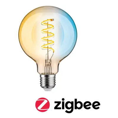 Filament 230V Smart Home Zigbee 3.0 LED Globe G95 E27 7,5W měnitelná bílá stmívatelné zlatá - PA