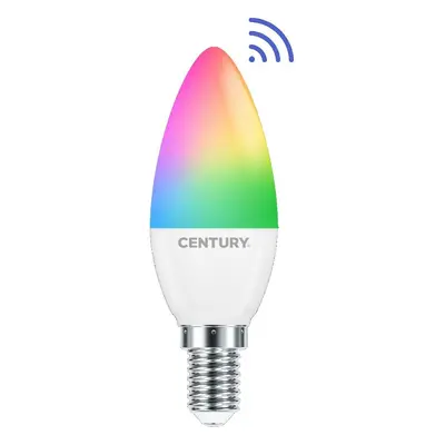 LED CANDLE SMART WIFI 6W E14 CCT RGB/2700-6500K 180d DIM Tuya WiFi - CENTURY