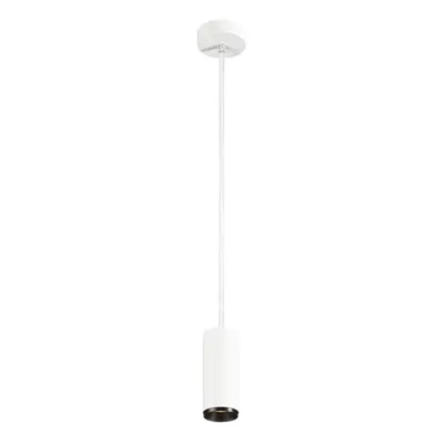 NUMINOS® PD DALI S vnitřní LED závěsné svítidlo bílá/černá 3000 K 60° - BIG WHITE (SLV)