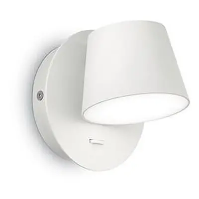 LED Nástěnné bodové svítidlo Ideal Lux Gim AP1 bianco 167152 bílé - IDEALLUX