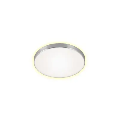 LED stropní svítidlo, pr. 28,5 cm, 12 W, hliník-bílé - BRILONER