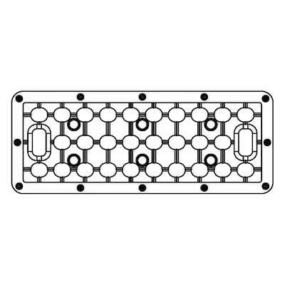 SADA 3 čoček 50x90d pro svítidlo EXTREMA - CENTURY