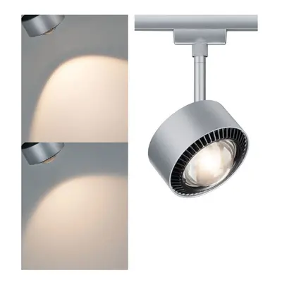 URail LED spot Aldan 1x9W černá/matný chrom stmívatelné - PAULMANN