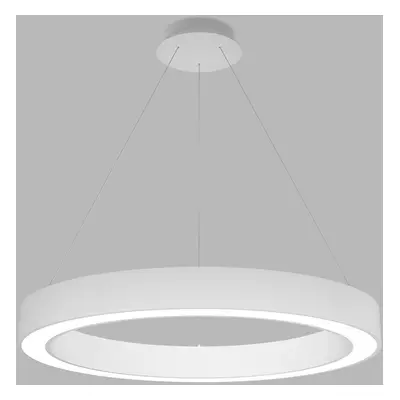 LED2 Závěsné svítidlo SATURN SLIM 80 P-Z, W DALI/PUSH DIM 60W 2CCT 3000K/4000K bílá - LED2 Light