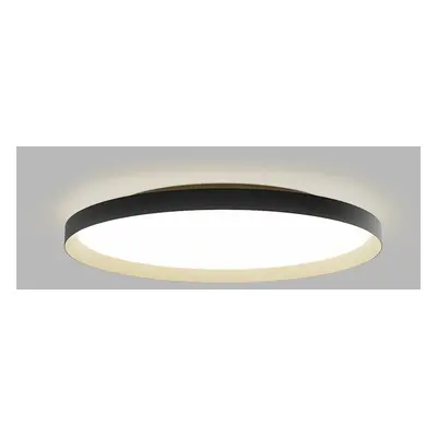 LED2 Stropní svítidlo MOON 60, BG TRIAC DIM 60W 2CCT 3000K/4000K černá/šampaň - LED2 Lighting