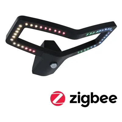 LED venkovní nástěnné svítidlo Smart Home Zigbee 3.0 Alara pohybové čidlo IP44 hranaté 375x270mm