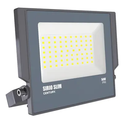 REFLEKTOR LED SIRIO SLIM ČERNÝ 50W 4000K 4500Lm 110d 200x29x178mm IP66 - CENTURY