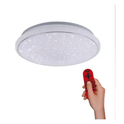 Ls-JUPI LED stropní svítidlo, Smart Home, RGB+W, křišťálový vzhled, dálkový ovladač, CCT MEDION 