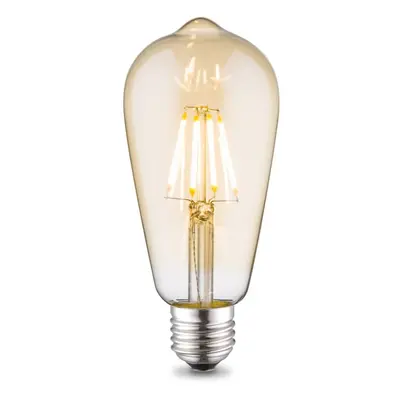 LED Filament, vícenasobná spirála, E27 2700 K - LEUCHTEN DIREKT / JUST LIGHT