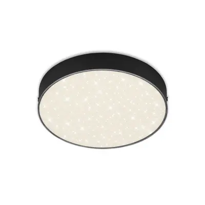 LED stropní svítidlo hvězdné nebe, pr. 21,2 cm, 16 W, černá - BRILONER