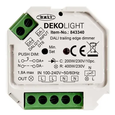 Deko-Light stmívač vysokonapěťový, DALI - DALI, Triac-stmívač, 100-240V, 400W, IP20 - LIGHT IMPR