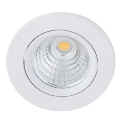 532701RWW33 Zápustné svítidlo REBECCA bílé LED 10W 3000K Ø93mm kulaté - KOHL-Lighting (starý k