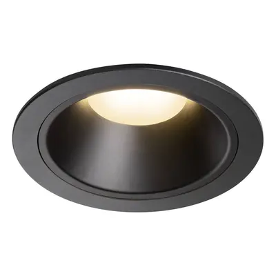 NUMINOS® DL XL vnitřní LED zápustné stropní svítidlo černá/černá 3000 K 55° - BIG WHITE (SLV)