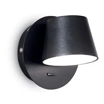 LED Nástěnné bodové svítidlo Ideal Lux Gim AP1 nero 167121 černé - IDEALLUX