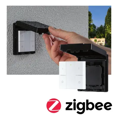 Vypínač Smart Home Zigbee On/Off/Dimm venkovní černá - PAULMANN