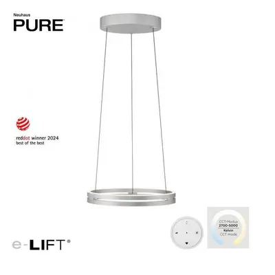 LED závěsné svítidlo PURE E-Loop hliník elektrické 2700-5000K - PAUL NEUHAUS