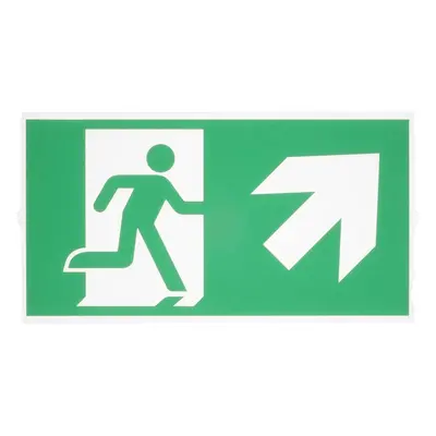 P-LIGHT Emergency stair sign, big, zelená - BIG WHITE (SLV)