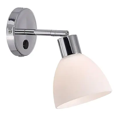 Bodové svítidlo Ray 1x40W E14 chrom opál - NORDLUX