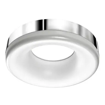 LED Stropní a nástěné svítidlo Azzardo Ring LED 3000K chrome AZ2947 18W 1530lm 3000K IP20 37cm c