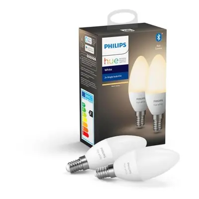 Hue Bluetooth 2x žárovka LED E14 5,5W 470lm 2700K - PHILIPS (929002039902)