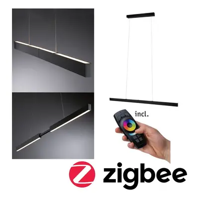 LED závěsné svítidlo Smart Home Zigbee Aptare 2700K / 2x18 / 1x18W černá stmívatelné - PAULMANN