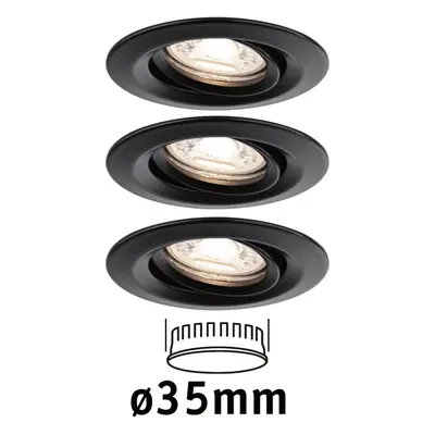 LED vestavné svítidlo Easy Dim Nova Mini Plus Coin základní sada výklopné 66mm 15° Coin 3x4W 230