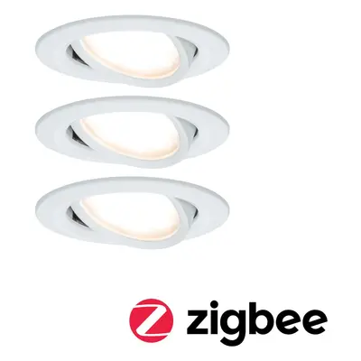 Smart Home Zigbee set Smart Home Zigbee 3.0 vestavné svítidlo Nova Coin + Zigbee Cephei výklopné