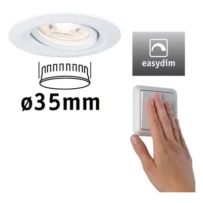 LED vestavné svítidlo Nova mini Plus EasyDim výklopné 1x4,2W 2.700K bílá mat 230V - PAULMANN