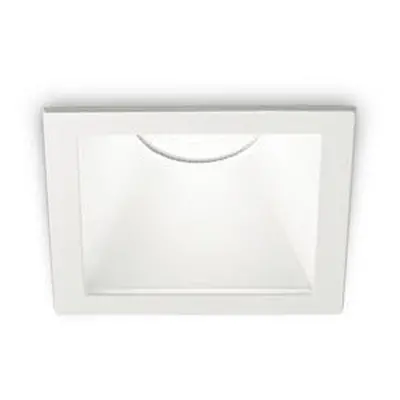 LED Zápustné bodové svítidlo Ideal Lux Game Square White White 192376 11W 850lm 3000K IP20 hrana