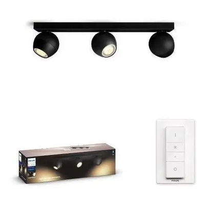 Hue White Ambiance Bodové svítidlo Philips Buckram BT 50473/30/P6 LED GU10 3x5W 3x350lm 2200-650