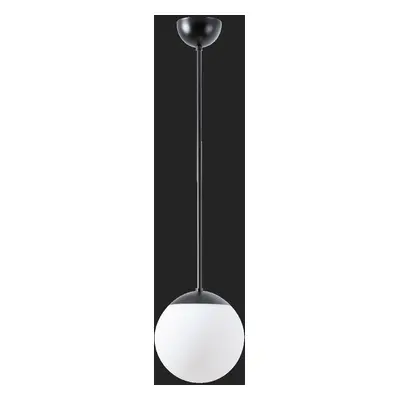 ADRIA P1 závěsné skleněné svítidlo černá / bílá IP40 3000 K 9W LED - OSMONT