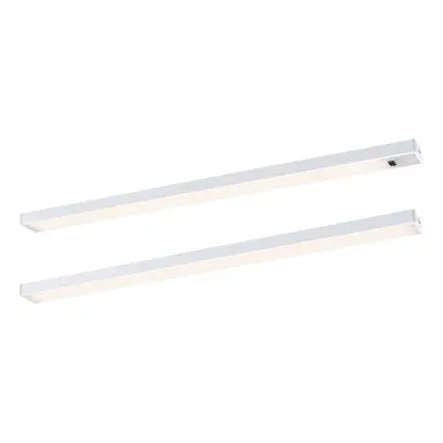 LED podskříňkové svítidlo Inline 2ks sada 2x4W 350x26mm 24V bílá mat - PAULMANN