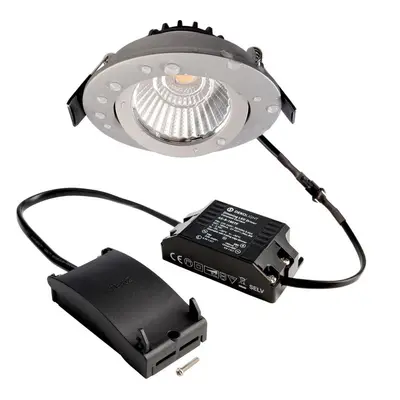 Deko-Light stropní vestavné svítidlo, Dione IP, 8,5 W, DIM, 4000 K, 220-240V 4000 K 800 lm stříb