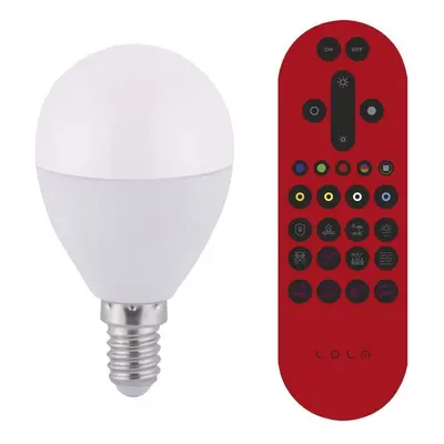 LOLAsmart - BULB LED žárovka RGB+W Smart Home E14 MEDION RGB+2700-5000K - LEUCHTEN DIREKT / JUST