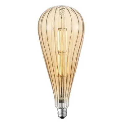 LED Filament, vintage, jantar, E27, průměr 12,5cm 3000K - LEUCHTEN DIREKT / JUST LIGHT