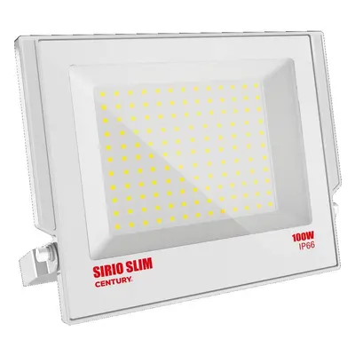 LED reflektor SIRIO SLIM BÍLÝ 100W 4000K 110d 230x270x28mm IP66 IK08 - CENTURY