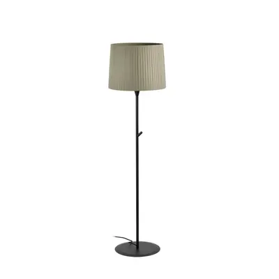 SAMBA černá/skládaná zelená stojací lampa - FARO