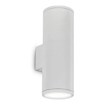 Venkovní nástěnné svítidlo Ideal Lux Gun AP2 big bianco 092300 bílé 31cm IP54 - IDEALLUX