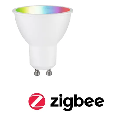 Standard 230V Smart Home Zigbee 3.0 LED reflektor GU10 4,8W RGBW+ stmívatelné bílá mat - PAULMAN