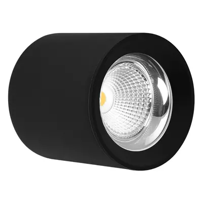 Stropní SVÍTIDLO LED RONDO ČERNÉ 130x155mm 25W/230VAC 4000K 2500Lm 45d IP20 - CENTURY