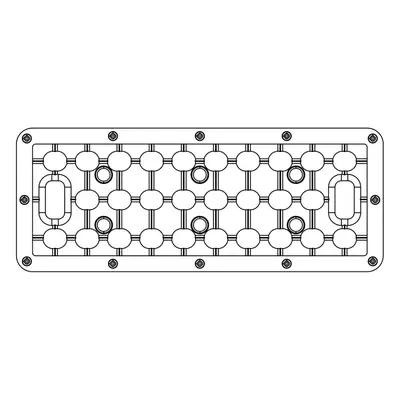 SADA 5 čoček 40x130d pro SVÍTIDLO EXTREMA - CENTURY