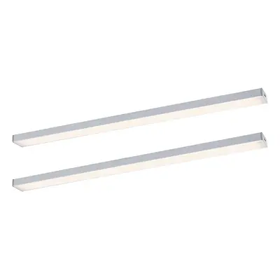 LED podskříňkové svítidlo Inline 2x4W 350x26mm 24V matný chrom - PAULMANN