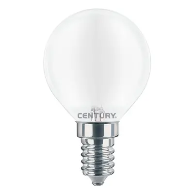 LED FILAMENT MINI GLOBE SATEN 4W E14 4000K 470Lm 360d DIMM 45x80mm IP20 - CENTURY