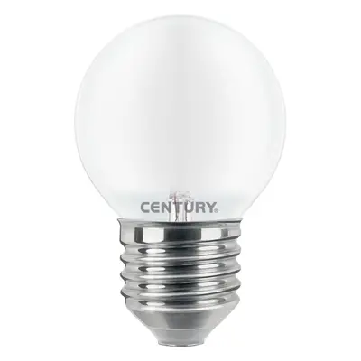 LED FILAMENT MINI GLOBE SATEN 4W E27 6000K 470Lm 360d 45x72mm IP20 - CENTURY