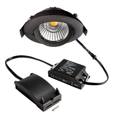 Deko-Light stropní vestavné svítidlo, Dione, 8,5 W, DIM, 2700 K, 220-240V 750 lm černá - LIGHT I