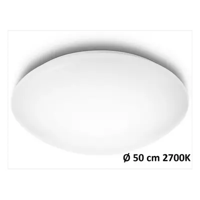 LED Stropní svítidlo Philips Suede 31803/31/EO bílé 2700K 50cm - PHILIPS (915005503901)