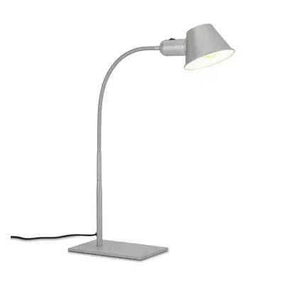 Stolní lampa, 23 cm, 1x. E27, max. 10 W, matný chrom - BRILO