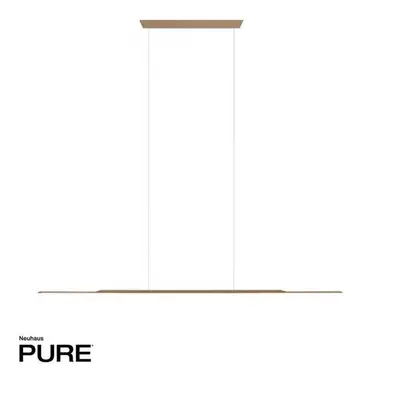 Závěsné svítidlo PURE Surface bronz 125x25 nastavitelná výška 3000K - PAUL NEUHAUS