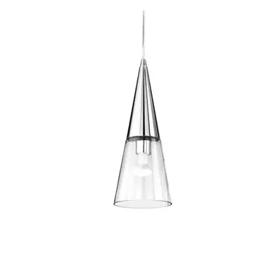 Závěsné svítidlo Ideal Lux Cono SP1 cromo 017440 chromové 15cm - IDEALLUX